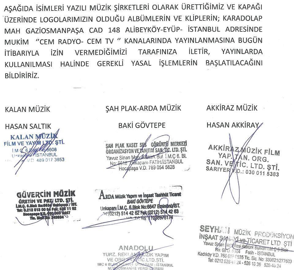 Alevi iş adamları Cem TV'yi boykot etti