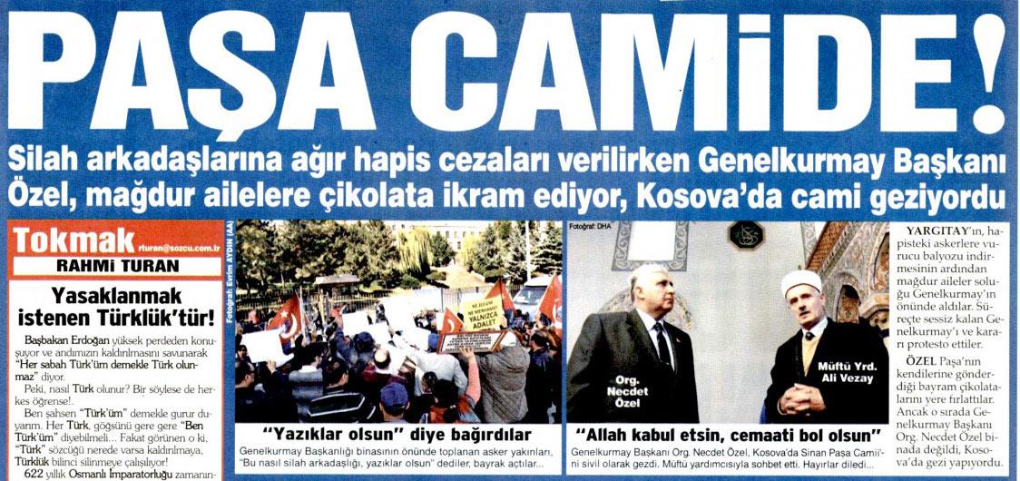 Sözcü Necdet Paşa'nın cami ziyaretinden rahatsız - izle