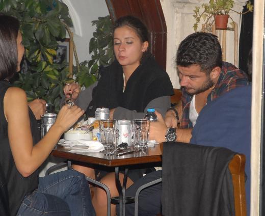 Buse Terim Volkan Bahçekapılı ile yemekte