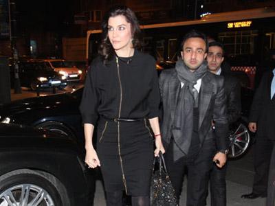 Hadise Ozan Çelik'le eğlendi