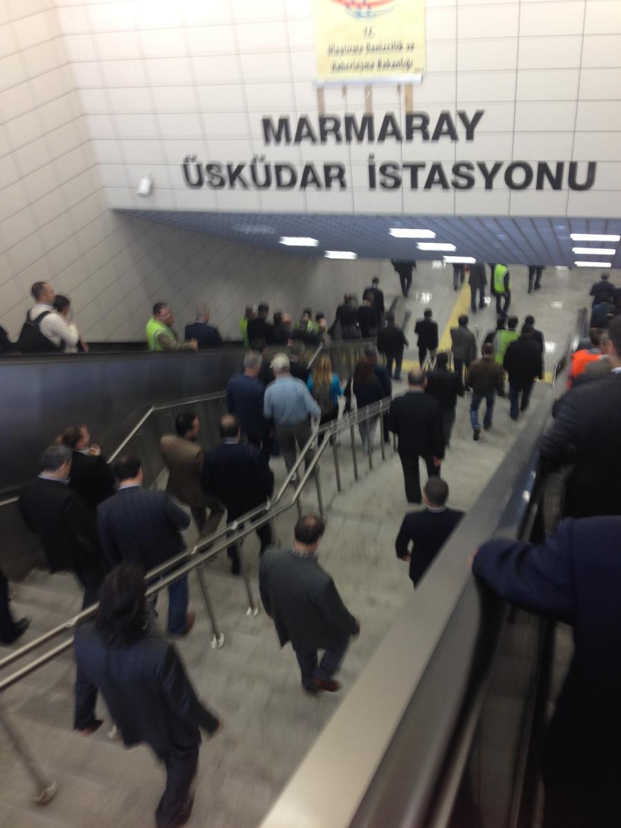 Marmaray'da son test sürüşü