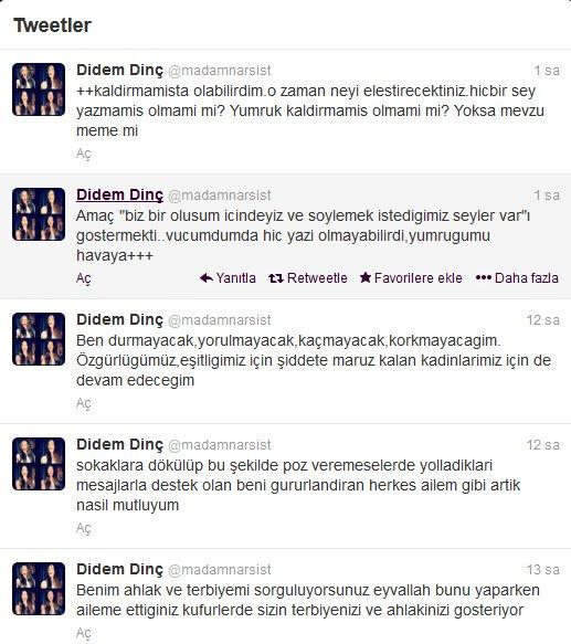 Türk Femen kızından tepkilere yanıt