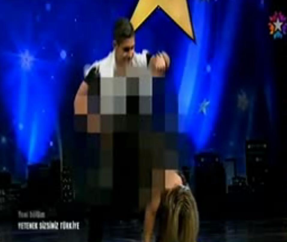 Yetenek Sizsiniz'de mozaiklenen görüntüler - izle