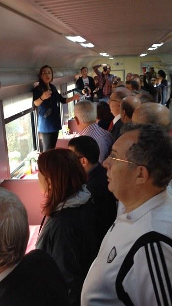 Selanik'e giden Barış Treni'nde kriz çıktı