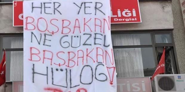 Başbakan Erdoğan afişine 6 gözaltı - Video