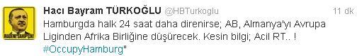 Hamburg olayları Twitter'da Gezi geyiği oldu