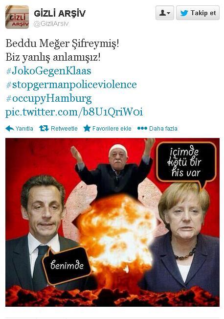 Hamburg olayları Twitter'da Gezi geyiği oldu