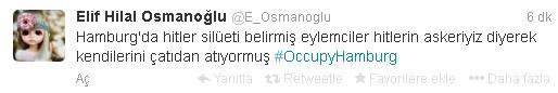 Hamburg olayları Twitter'da Gezi geyiği oldu