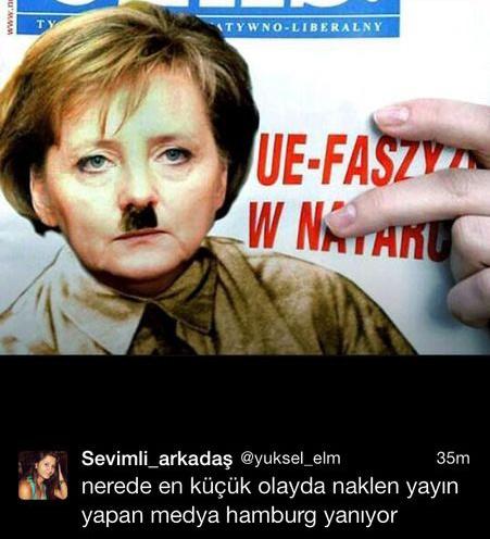 Hamburg olayları Twitter'da Gezi geyiği oldu