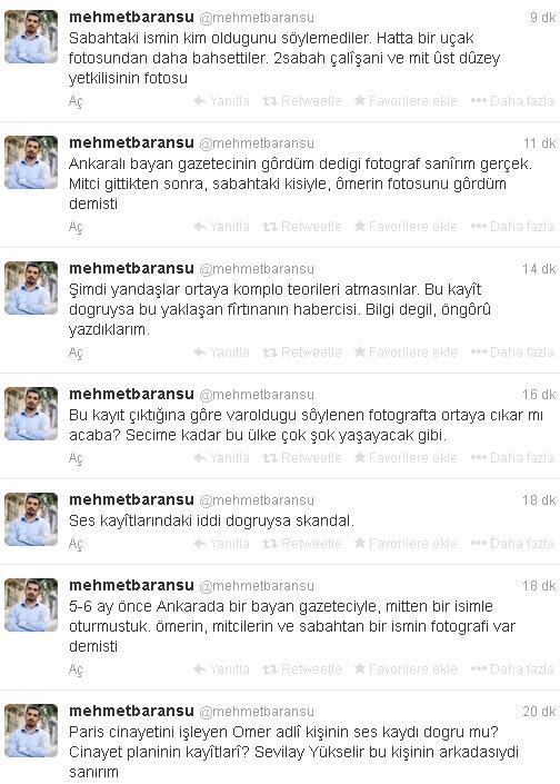 Baransu'dan Sevilay Yükselir'i kızdıran iddia