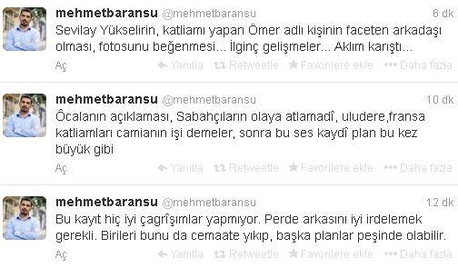 Baransu'dan Sevilay Yükselir'i kızdıran iddia