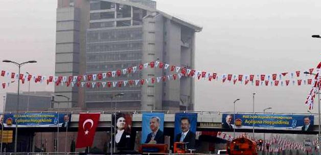 Ankara'da CHP binası önüne Milli İrade kavşağı
