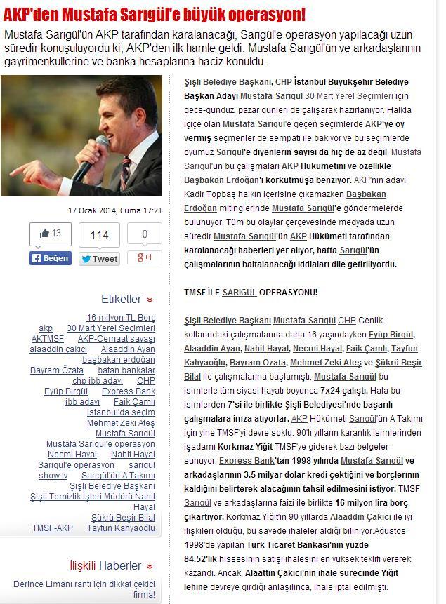 Sarıgül'ün tüm mal varlığına el konuldu