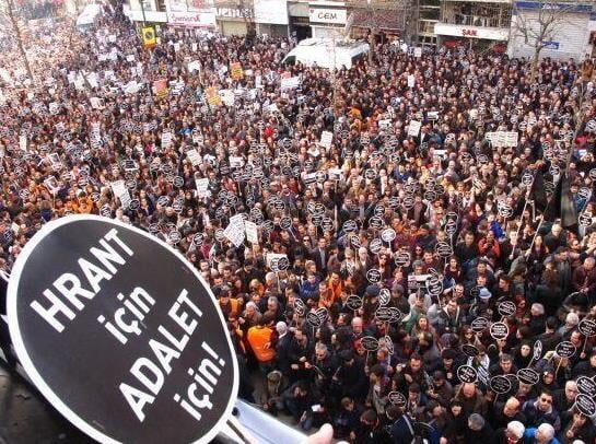 Hrant Dink için anma yürüyüşü