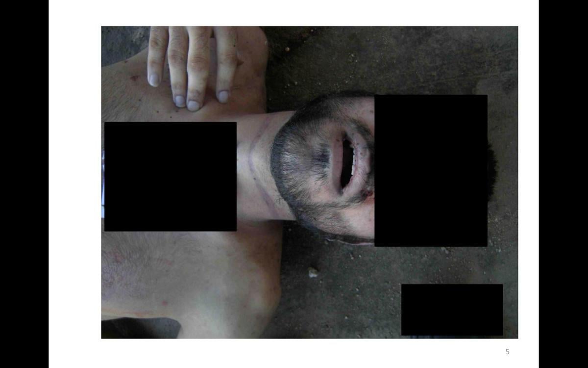 Suriye'deki savaş suçuna ilişkin ilk görüntüler