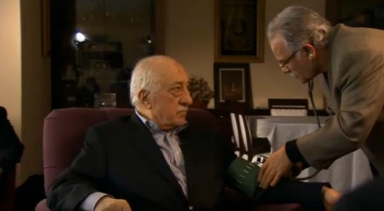 Gülen'in tansiyonunun ceket üzerinden ölçülmesi - izle