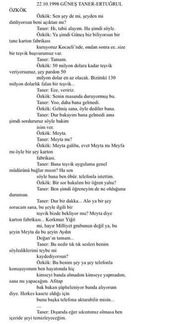 Ertuğrul Özkök'ün kaset tepkisi