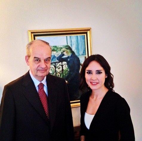 Nazlı Çelik İlker Başbuğ'u ziyaret etti