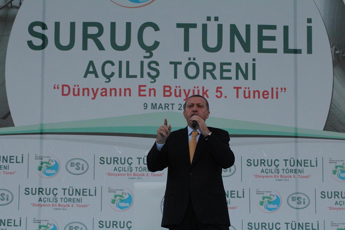 Başbakan'ın Suruç Tüneli açılış konuşması