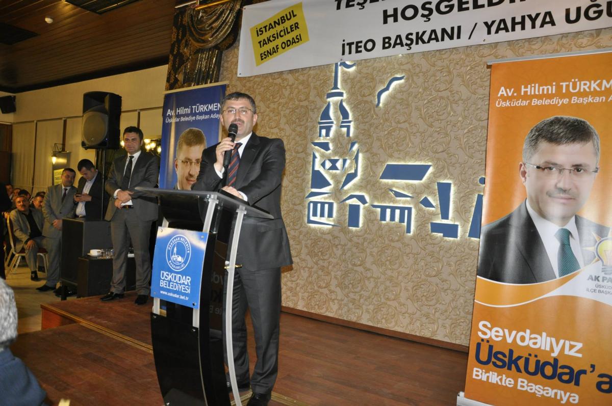 Türkmen yol emektarı taksicilerle buluştu