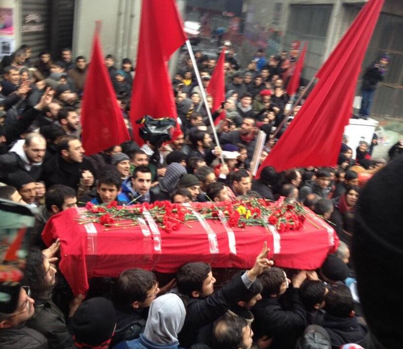 Berkin Elvan'ın cenazesi cemevine götürüldü