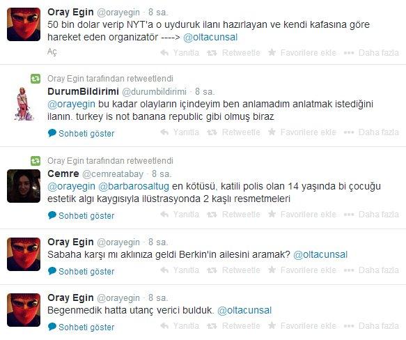 New York Times'tan Berkin Elvan ilanı