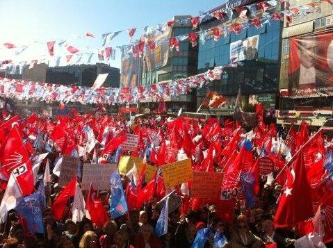 Kılıçdaroğlu'nun Gaziosmanpaşa mitingi