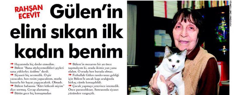 Rahşan Ecevit'in Fethullah Gülen anısı