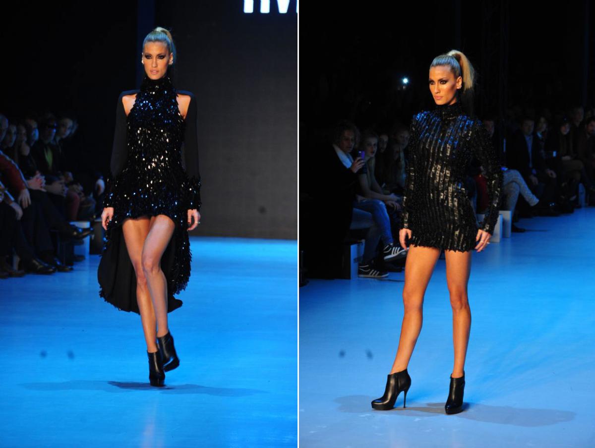 Çağla Şikel 10 kiloluk elbise taşıdı