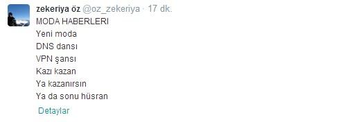 Savcı Zekeriya Öz de twitter yasağını deldi