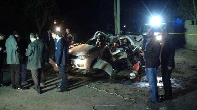 Mardin'de otomobil patladı: 1 ölü 1 yaralı