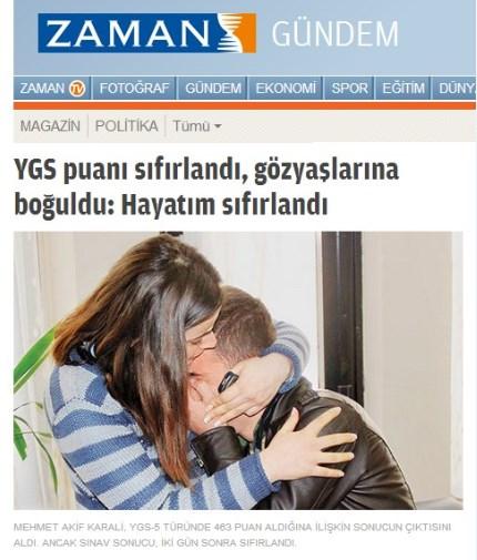 ÖSYM puanımı sildi diyen gencin yalanı ortaya çıktı