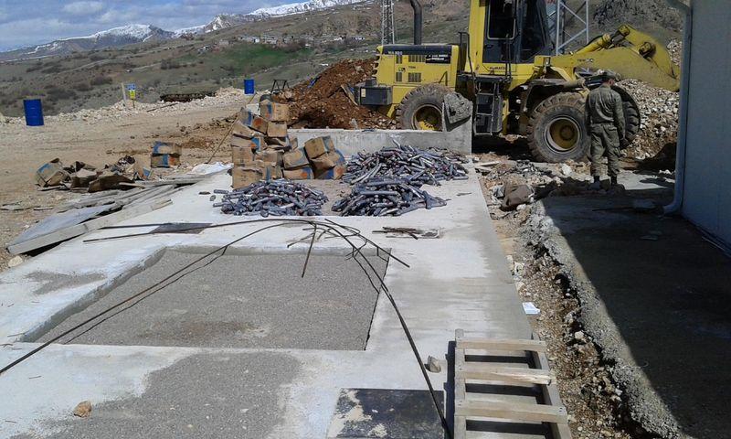 HES inşaatı durdurulan firma dinamitlerini meraya gömdü