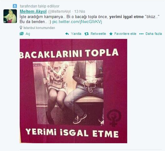 Erkeklerin toplu ulaşımda rahatını bozacak hareket