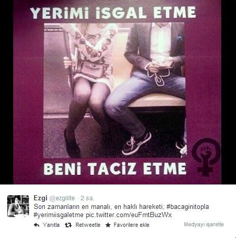 Erkeklerin toplu ulaşımda rahatını bozacak hareket