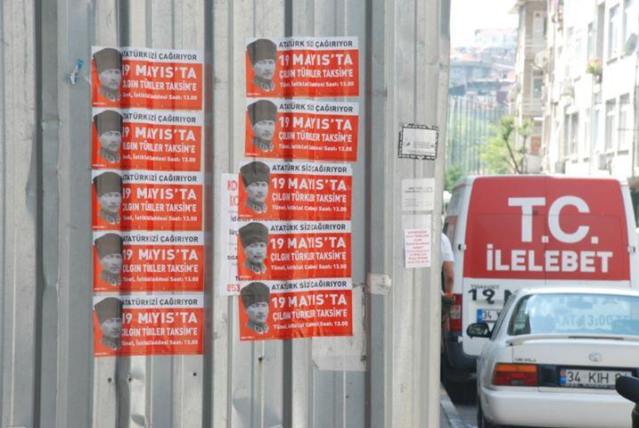 Üniversiteli solcuların 1 Mayıs afişi dikkat çekti