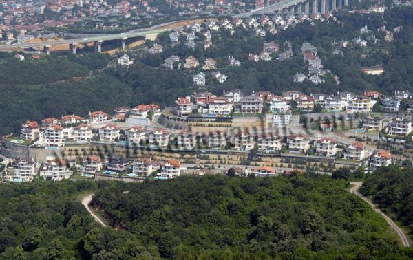 3. köprüye hayır diyenlerin Sarıyer ormanı villaları