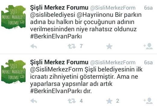 Şişli Belediyesi Berkin Elvan'ın adını parktan kaldırdı