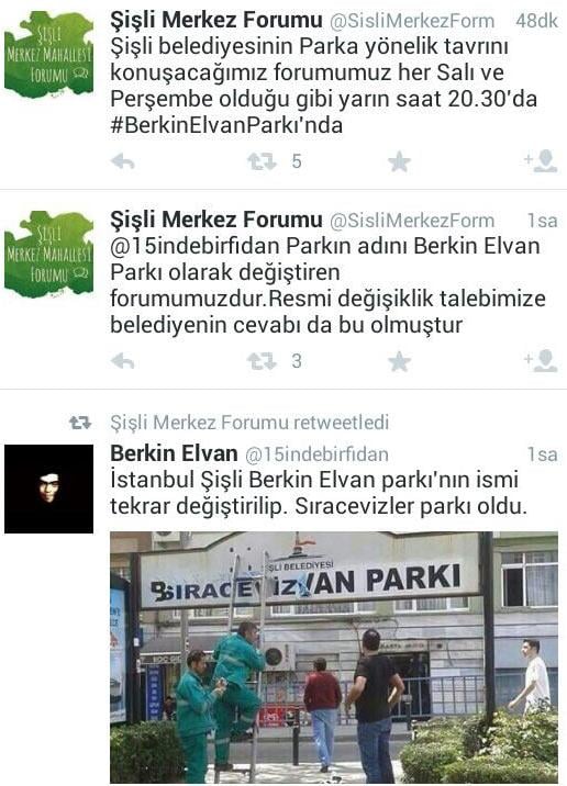 Şişli Belediyesi Berkin Elvan'ın adını parktan kaldırdı