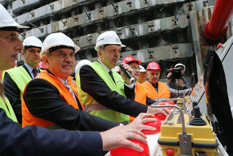 Erdoğan Avrasya Tüneli'ni açma çalışmasını başlattı