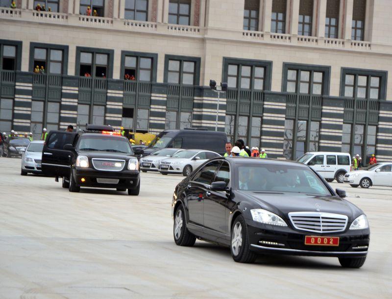 Erdoğan Yeni Başbakanlık Binası'nı inceledi