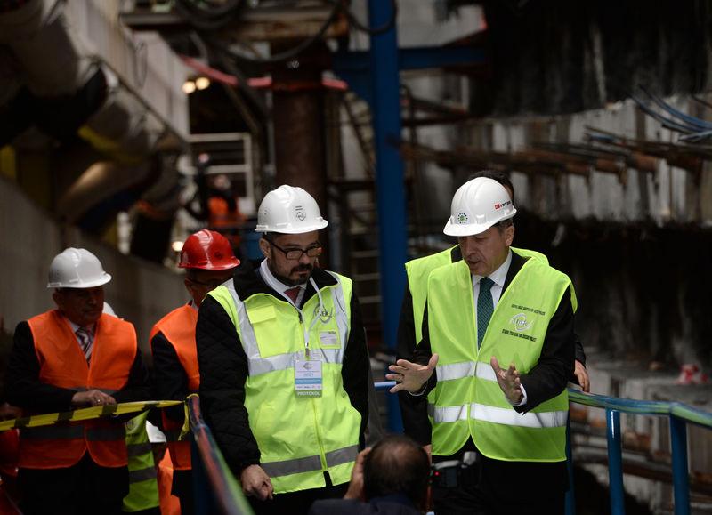 Erdoğan Avrasya Tüneli'ni açma çalışmasını başlattı