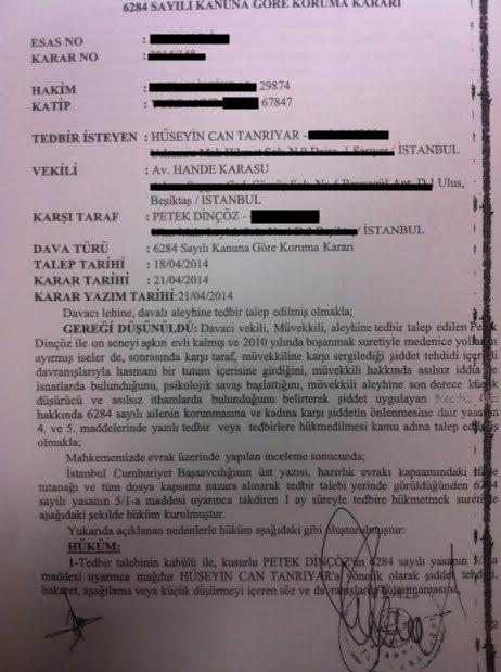 Petek Dinçöz - Can Tanrıyar kavgasında önemli gelişme