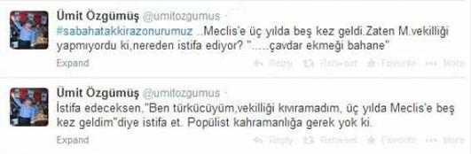 CHP'li vekilden Sabahat Akkiraz'a tepki