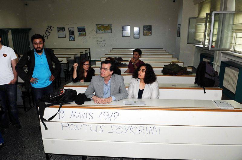 İTÜ'deki işgalde Pontus Soykırımı mesajı