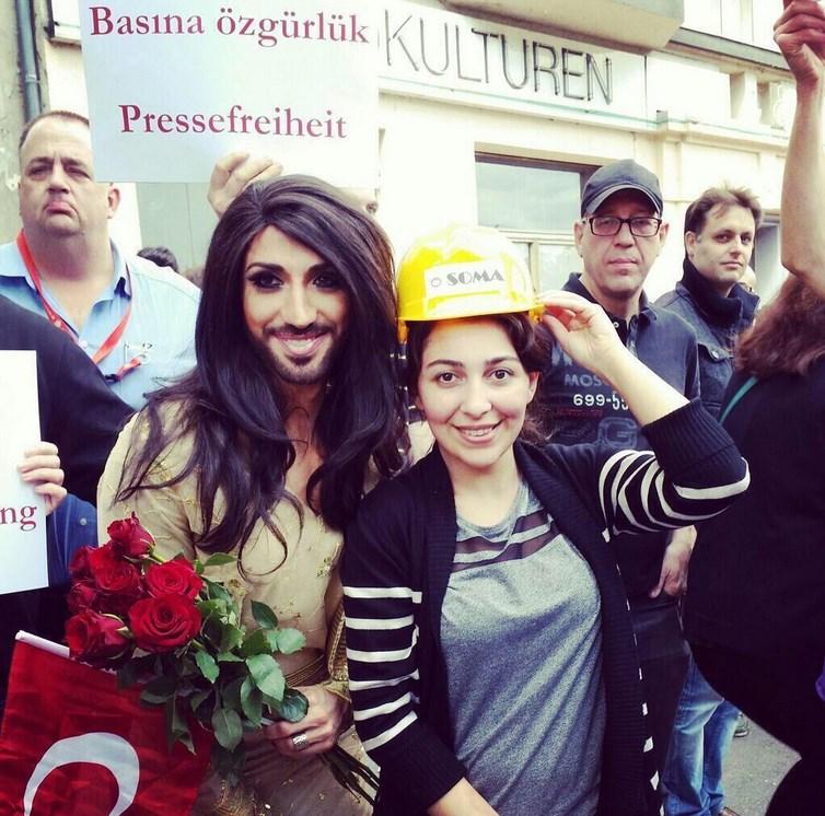 Erdoğan'a Almanya'da protesto