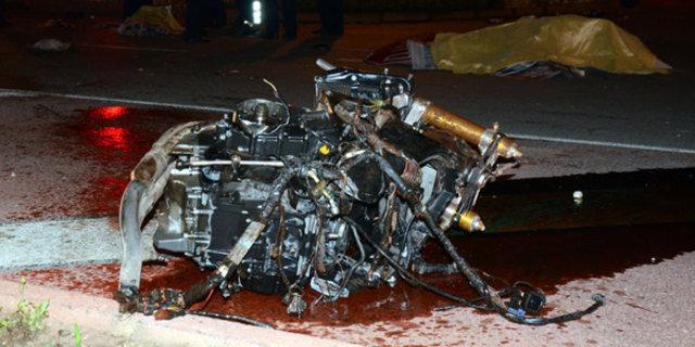 Antalya'da korkunç motosiklet kazası: 2 ölü