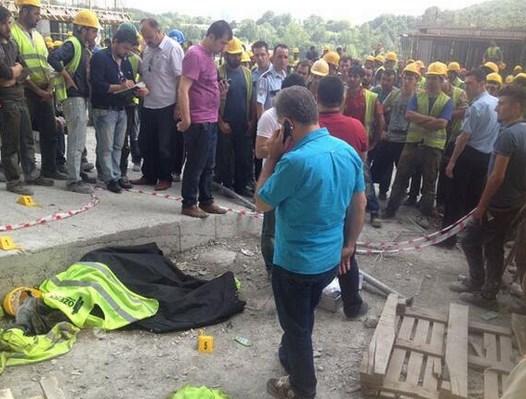 Maslak 1453 şantiyesinde bir işçi hayatını kaybetti