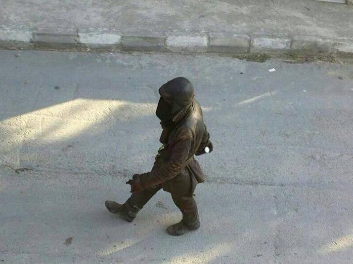 Sarıyer'de kostümlü bir sapık panik yaşattı