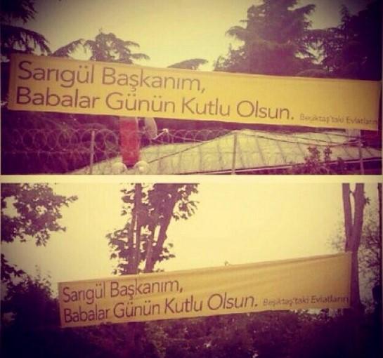 Mustafa Sarıgül'e oğlundan Babalar Günü jesti